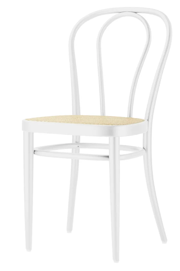 Thonet 218 Bentwood Stoel - Beuken wit (TP 200) gelakt