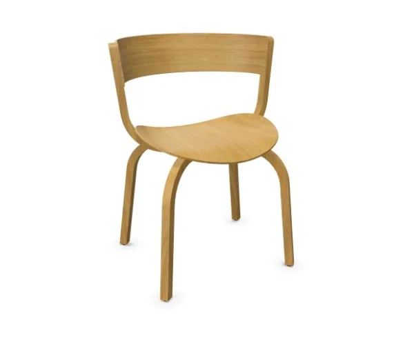 Thonet 404 F stoel - Eiken blank gelakt