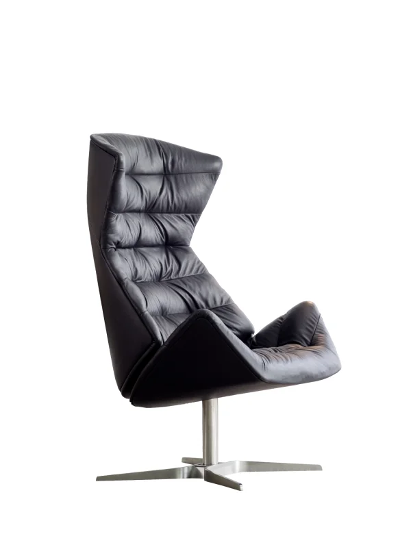 Thonet 808 Fauteuil - Nappaleder zwart