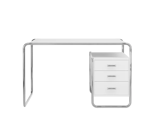 Thonet B 285/2 Bureau - Essen Openporig diepzwart (RAL 9005) gelakt