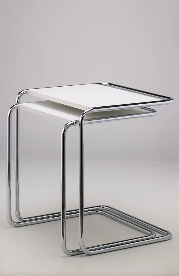 Thonet B 97 Bijzettafel - gelakt wit - klein 34,5 x 42,5 cm