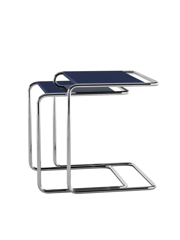 Thonet JS. THONET by Jil Sander B 97 SERIOUS bijzettafelset - Serious 04 Graphite Blue