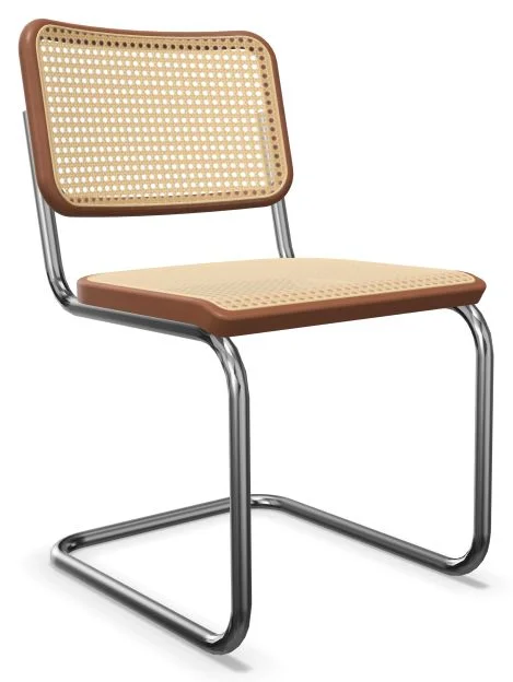 Thonet S 32 V Stoel - Beuken kersen (TP 44) - zonder glijders