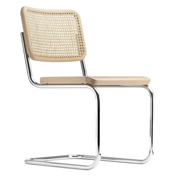 Thonet S 32 V Stoel - Beuken licht gebeitst (TP 107) - zonder glijders