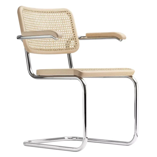 Thonet S 64 V Stoel - Beuken licht gebeitst (TP 107) - zonder glijders