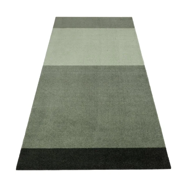 tica copenhagen Stripes by tica, horizontaal, gangmat Green, 90x200 cm