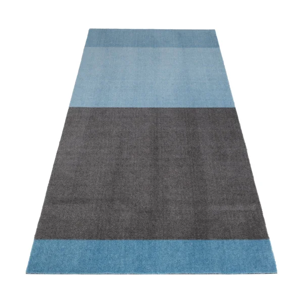 tica copenhagen Stripes gangmat horizontaal Blue-steel grey, 90x200 cm