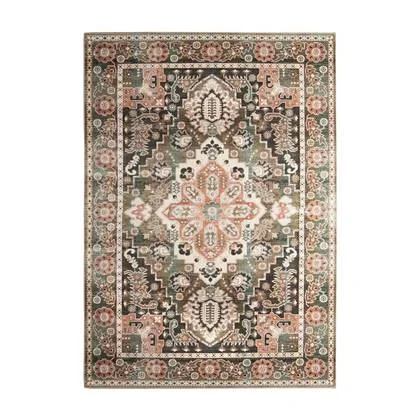 Tier Vloerkleed Laham - Vintage - Roze|Beige|Groen - 200x300 cm