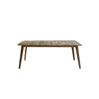 Tikamoon - Tuintafel van gerecycled teakhout 200 Katrine