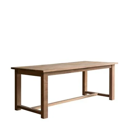 Tikamoon - Tuintafel van massief gerecycled teakhout voor 6-8 personen