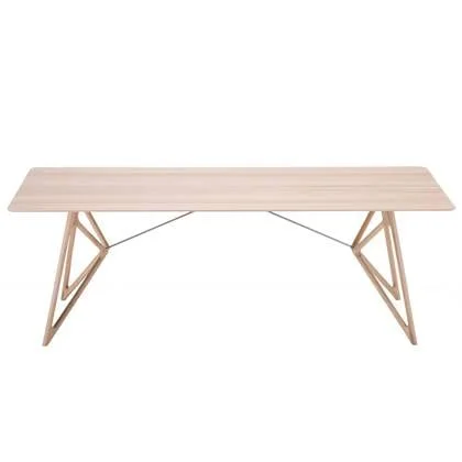 Tink Tafel hout 220x90 whitewash
