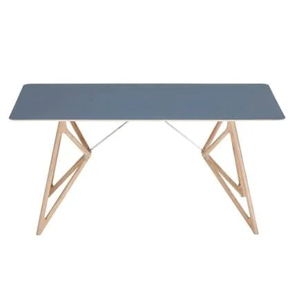 Tink Tafel linoleum 160x90 whitewash Smokey Blue