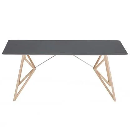 Tink Tafel linoleum 180x90 whitewash Nero