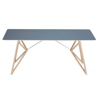 Tink Tafel linoleum 180x90 whitewash Smokey Blue