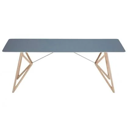 Tink Tafel linoleum 200x90 whitewash Smokey Blue