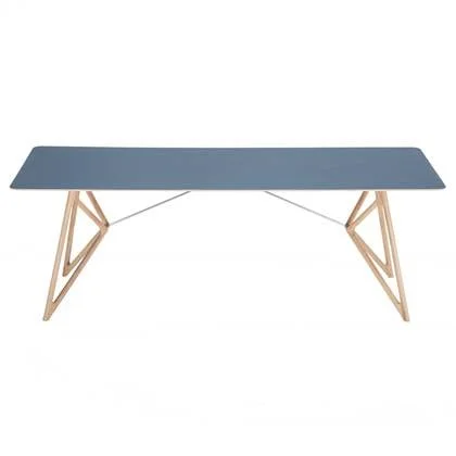 Tink Tafel linoleum 220x90 whitewash Smokey Blue