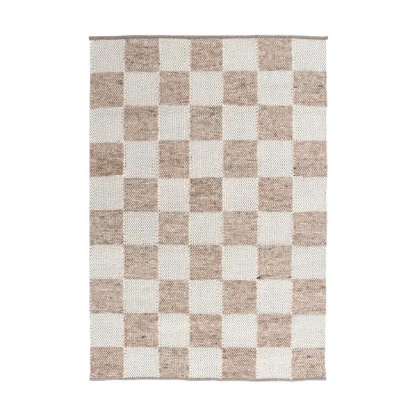 Tisca Gotland Design kleed Special Edition Light brown-white nr. 2412, 140x200 cm