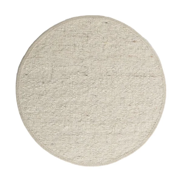 Tisca Sierrafil ronde Vloerkleed Natural white nr. 11, Ø170 cm