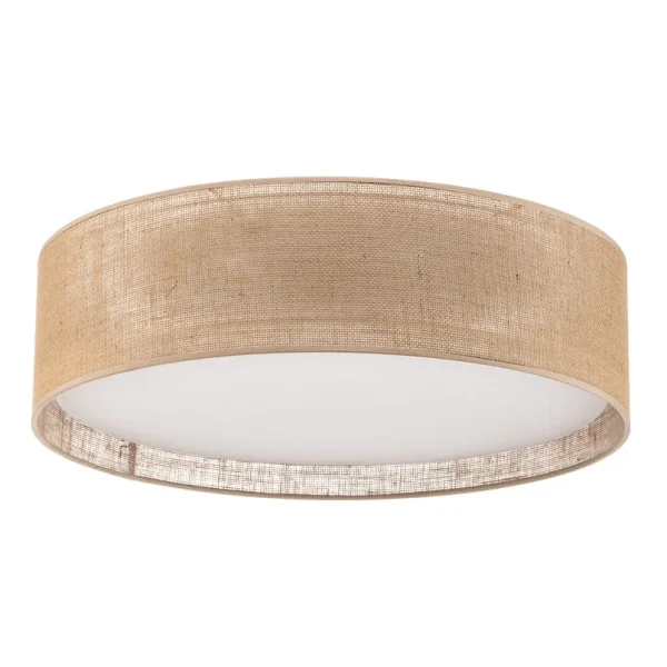 TK Lighting - Jute plafondlamp Ø 60 cm beige textiel