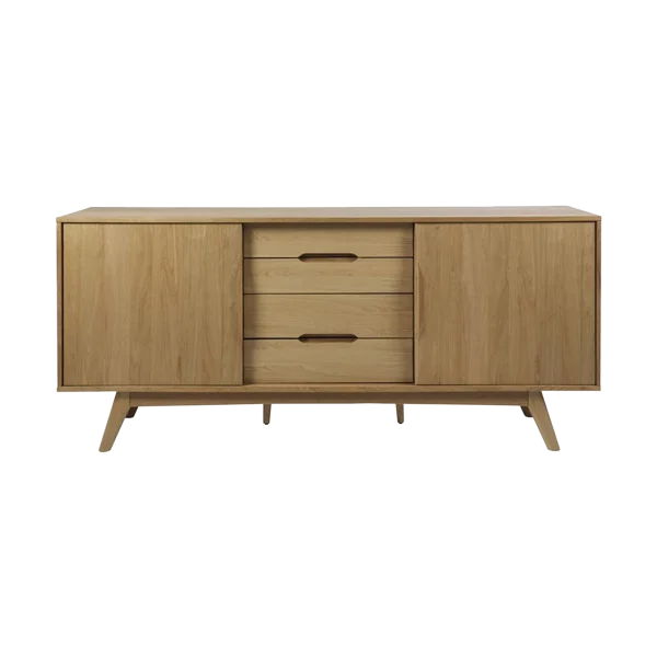 Toby houten dressoir naturel - 180 x 44 cm