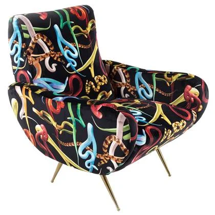 Toiletpaper Lounge fauteuil Snakes