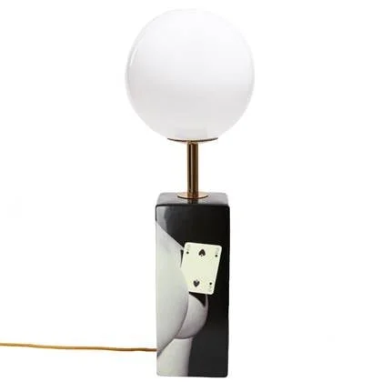 Toiletpaper tafellamp Two of Spades