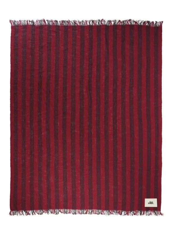 Tom Dixon Band plaid 160x200 cm Burgundy & Black