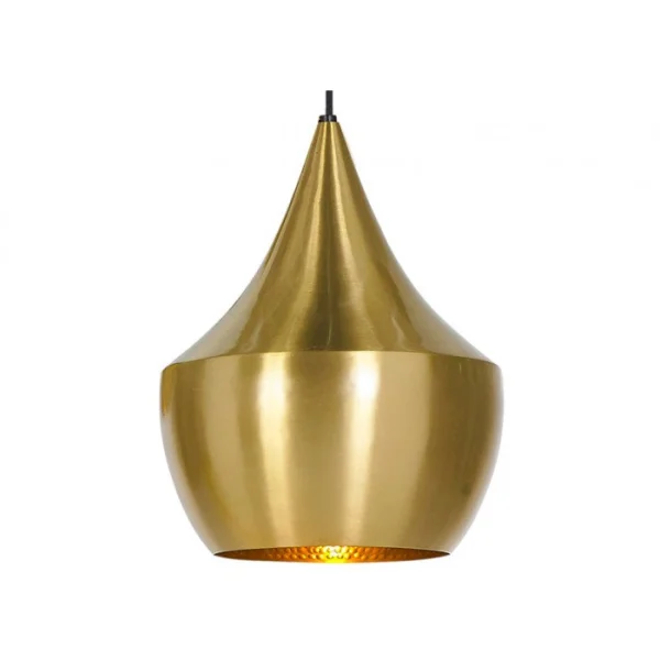 Tom Dixon Beat Flat LED Hanglamp - messing geborsteld