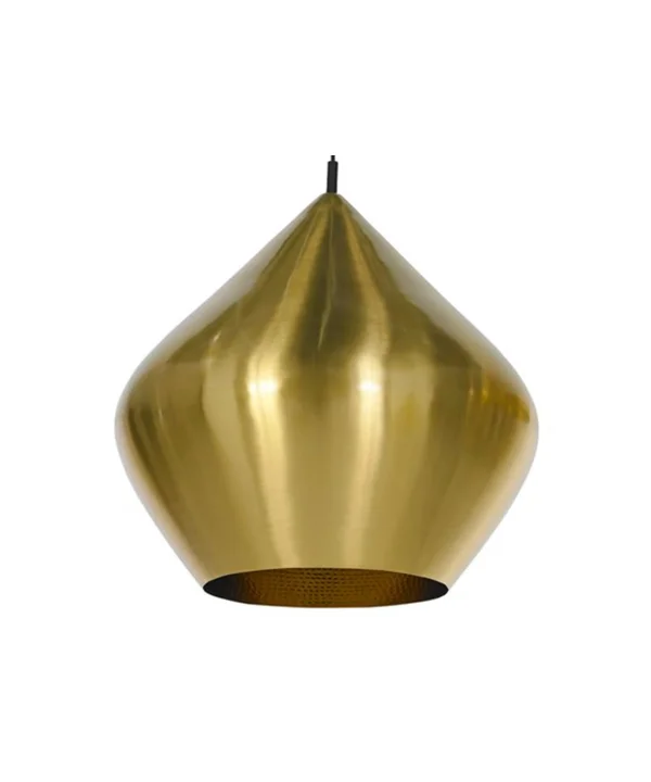 Tom Dixon - Beat Light Stout LED Hanglamp Geelkoper