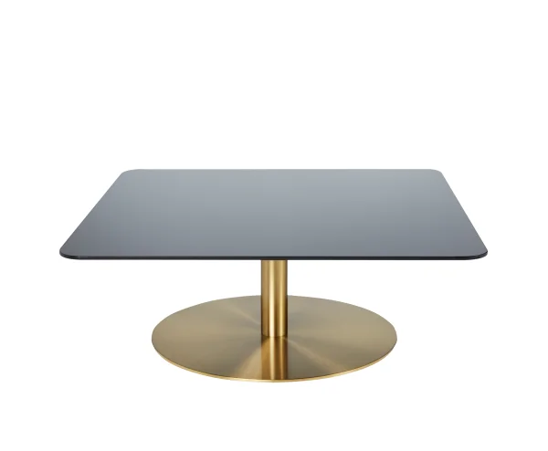 Tom Dixon Flash vierkante tafel - messing