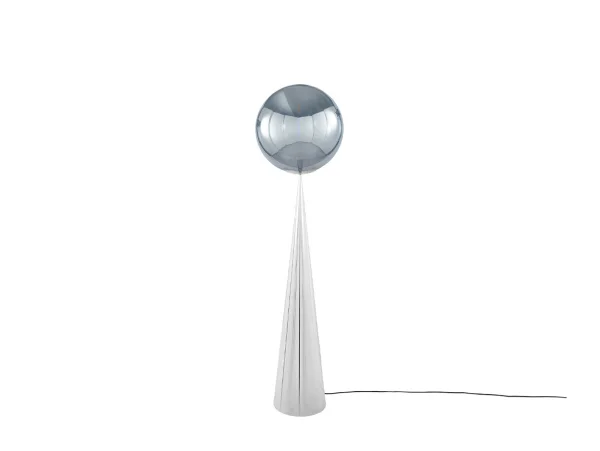 Tom Dixon - Globe Fat Vloerlamp Silver/Silver