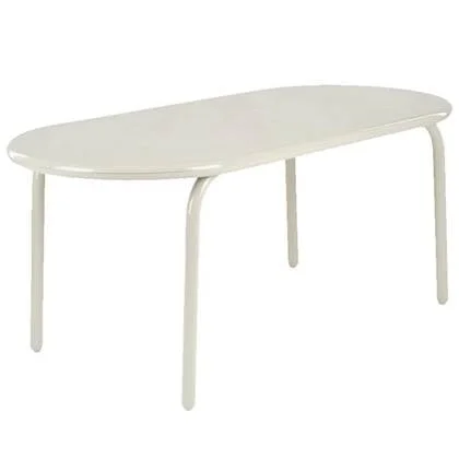 Tom Dixon Groove Obround tuintafel 186x86 Putty