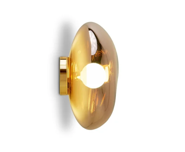 Tom Dixon Melt mini Surface LED Wandlamp - goud