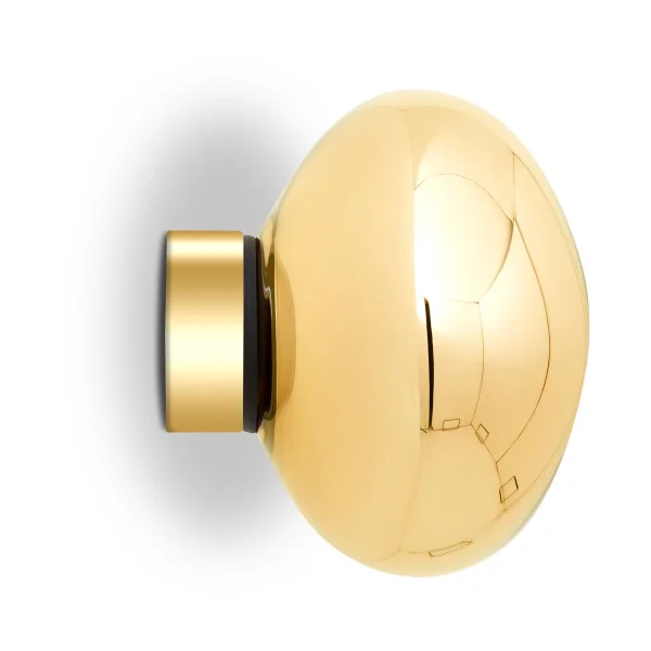 Tom Dixon Melt Surface mini wandlamp LED 30 cm Goud