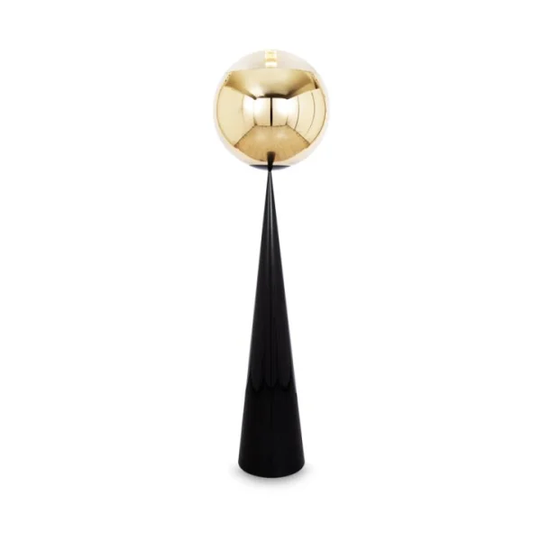Tom Dixon Mirror Ball fat vloerlamp LED 175,5 cm Goud