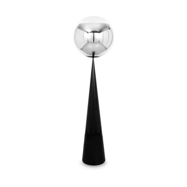 Tom Dixon Mirror Ball fat vloerlamp LED 175,5 cm Zilverkleurig
