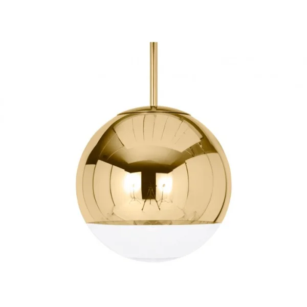 Tom Dixon Mirror Ball LED Hanglamp - goud - Ø 25 cm