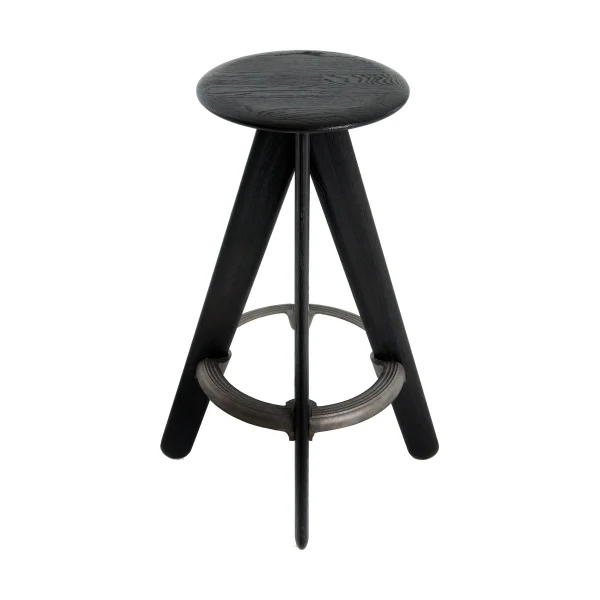 Tom Dixon Slab barstoel 76 cm Zwarte eik