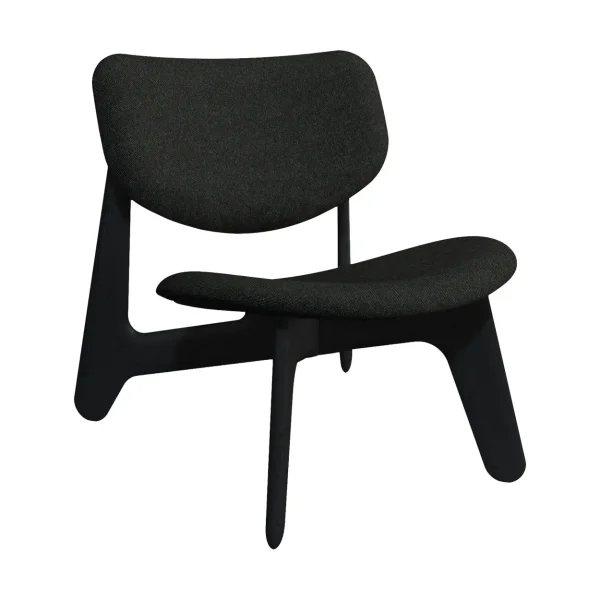 Tom Dixon Slab loungestoel gestoffeerde zitting Natural brushed oak-Hallingdal 0180 CMHR