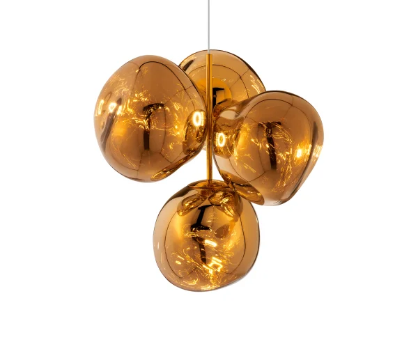 Tom Dixon Smeltkroonluchter Kleine hanglamp - goud