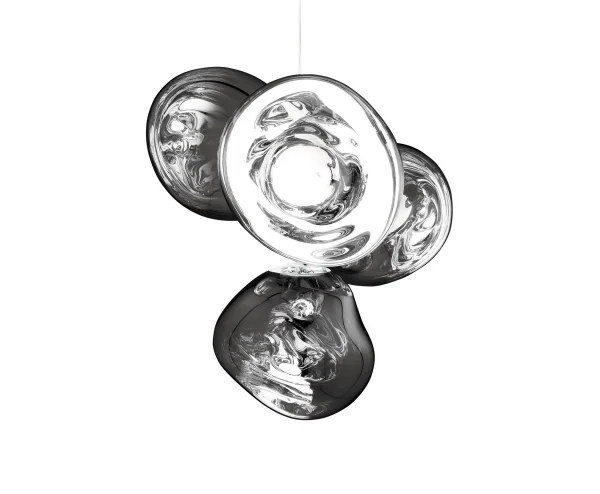 Tom Dixon Smeltkroonluchter Kleine hanglamp - zilver