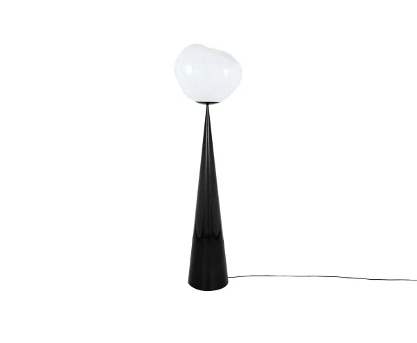 Tom Dixon Vloerlamp Melt Cone Fat Opal - zwart