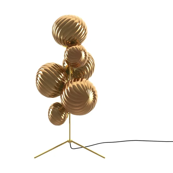 Tom Dixon Whirl kroonluchter vloerlamp Goud