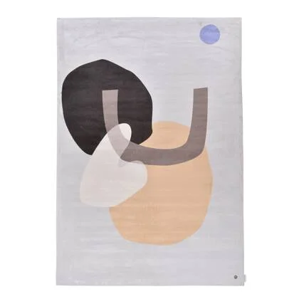 Tom Tailor Shapes Vloerkleed 140 x 200 cm - Beige