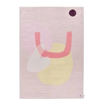 Tom Tailor Shapes Vloerkleed 140 x 200 cm - Roze