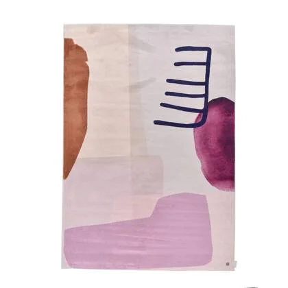 Tom Tailor Shapes Vloerkleed 160 x 230 cm - Rood