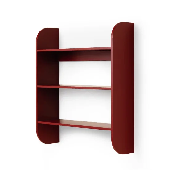 TÔNN furniture Strapats wandplank 62x73,6 cm Burgundy