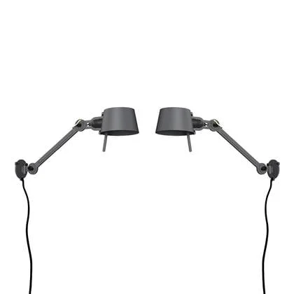 Tonone Bolt Bed Sidefit wandlamp met stekker set van 2 Midnight Grey