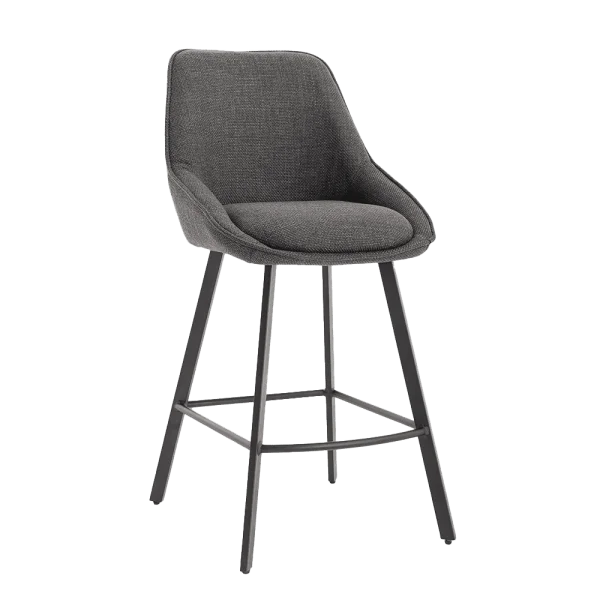 Tower Living Barkruk Borgo Geweven stof - Antraciet