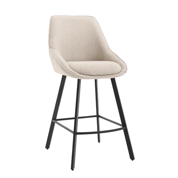 Tower Living Barkruk Borgo Geweven stof - Beige